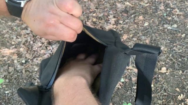 Сумка синтетическая плечевая с кобурой A-line А41, черная смотреть онлайн