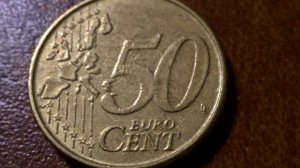 Монета 50 euro cent Бельгия 1999 Обзор и цена