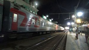 Отправляется пассажирский поезд 269 Чита-Адлер со станции Омск
