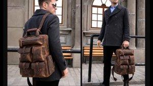 7 Крутые мужские рюкзаки с Алиэкспресс Топ Кожаный рюкзак с Алиэкспресс 2024 Men Backpack Aliexpres