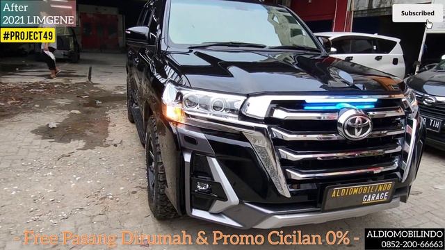 Project#49 Land cruiser VX200 2008-2020 upgrade/facelift to  LIMGENE 2021 FULL.FREE PASANG DIRUMAH