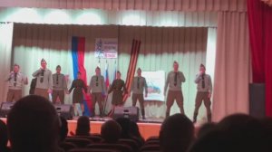 Донское сияние на открытии месячника военно-патриотического воспитания!