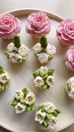 Cupcake Bouquet Buttercream Flowers