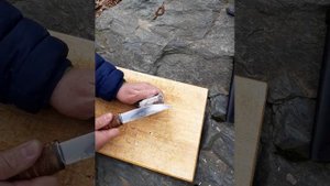 Якутский нож.Тест провален. Мастер Балицкий Станислав. Сталь 95×18