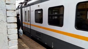 Электропоезд ЭП2Д-0054 "ЦППК"! Станция Москва Товарная Курская.