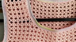 Детская ажурная маечка. Два варианта.  Обзор. Пряжа COCO от VITA cotton.