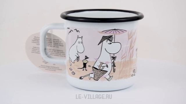 Кружка эмалированная Muurla Moomin Пляж, 370 мл смотреть онлайн