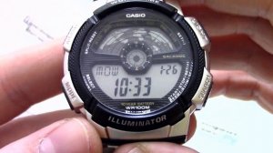 Часы Casio Illuminator AE-1100WD-1A - Инструкция, как настроить от PresidentWatches.Ru