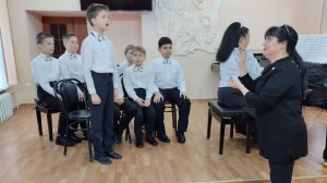 Открытый урок  "Специфика и методы работы с ансамблем  (хором) мальчиков"