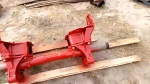 Восстановление камаза за 200 тысяч . Покрасили раму .