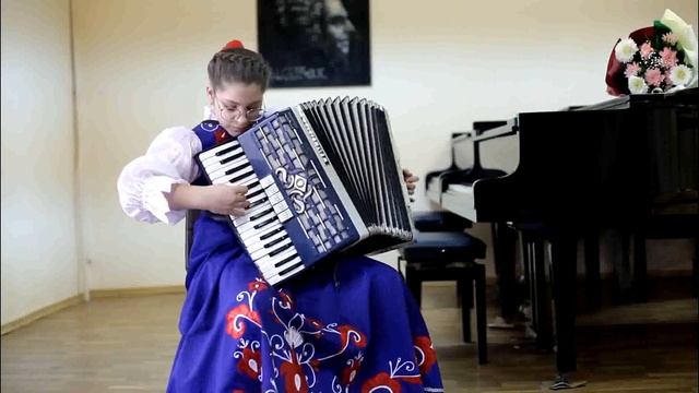 И.Дунаевский Вальс из кинофильма "Светлый путь" Аккордеонистка ГАЛДИНА Ярослава г.Донецк