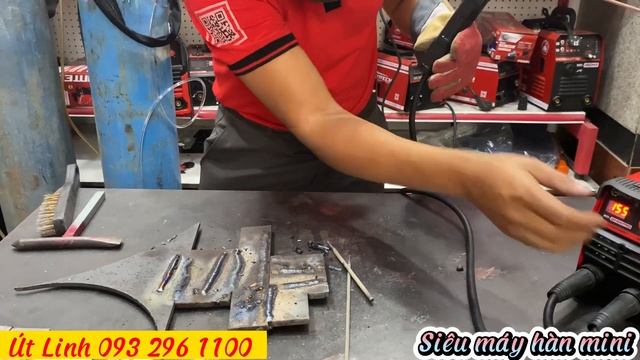 Siêu máy hàn que mini 200 hàn inox cực đẹp. Giá cực rẻ #mayhan #mayhanmig #wintech #kobe #mayhanque