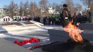 Открытие месячника оборонно-массовой и военно-патриотической работы в Шадринске (2025-01-23)