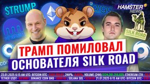 Трамп помиловал Ульбрихта, санкции против Tornado Cash сняты, $TRUMP вызывает вопросы⚡️ Hamster News