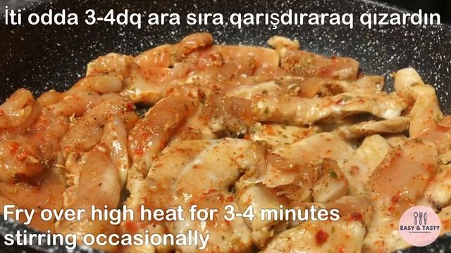 “Chicken Fajitas” Meksika mətbəxindən super ləzzət! смотреть онлайн