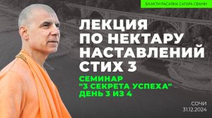 Семинар "3 секрета успеха и 3 стратегии его воплощения в жизнь". 3 из 4 (Сочи 31.12.2024г.)