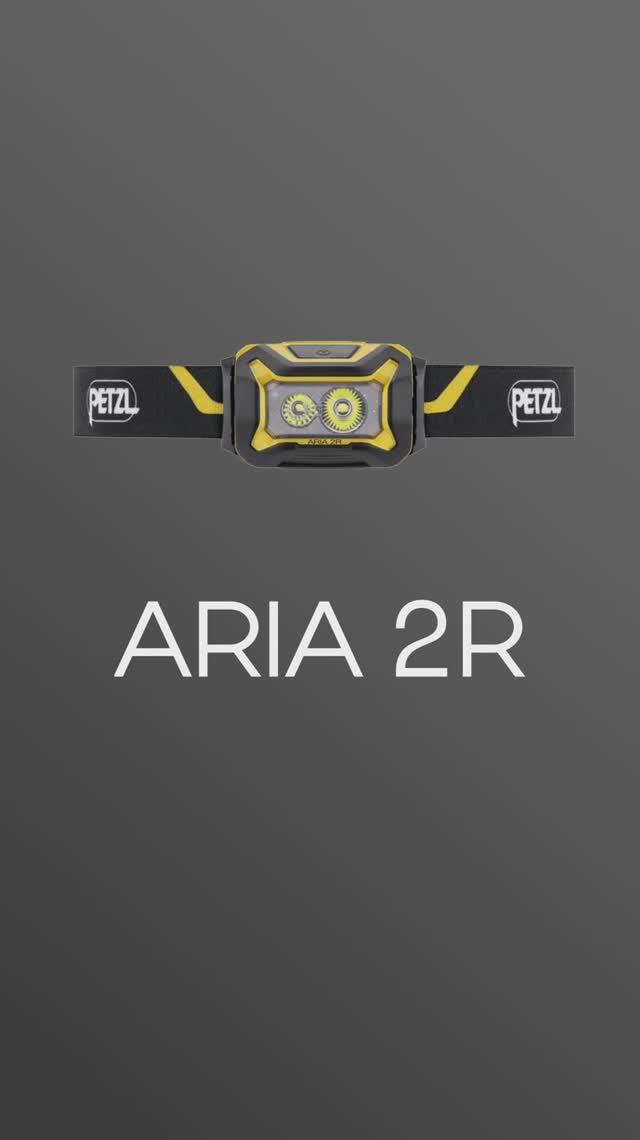 Petzl ARIA 2R - компактный, ударопрочный, водонепроницаемый налобный фонарь - 600 люмен