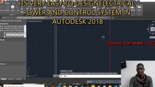 how Design home electrical installation in CAD 2018  by zewude. z part 1|| building electrical ins|