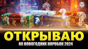 Новогодние коробки 2024 WOT! Вот что выпало!