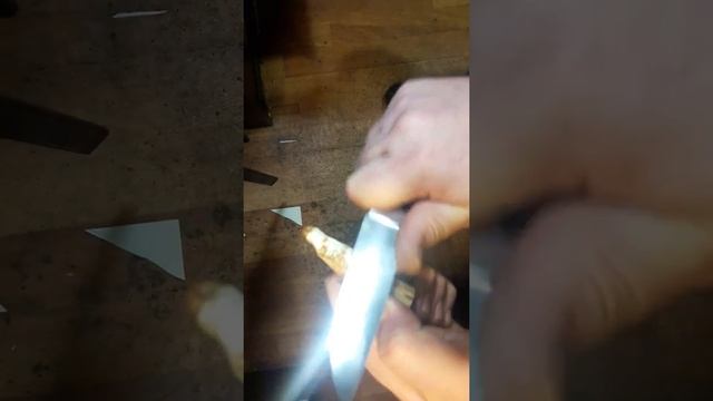 Заточка клинка из CPM REX121 смотреть онлайн