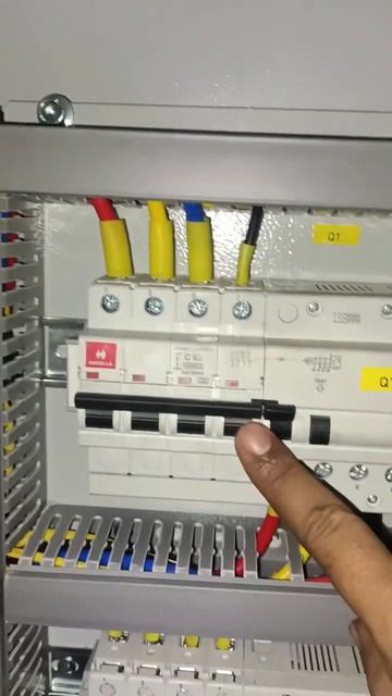 RCBO testing operation #bch#mccb #abb #schneider #earthfault #rcbo #mcb #rccb #lnt #trend#rcd#short