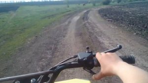 Учусь ездить на двух колесах на квадрике + Дрифт