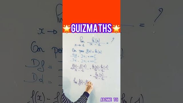 CALCUL DE LIMITE DE ln(x)/(x-1) en 1 смотреть онлайн