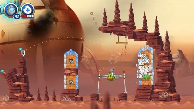 Angry birds звездный войны Глава 5 Месть ветчины 1-10 уровень