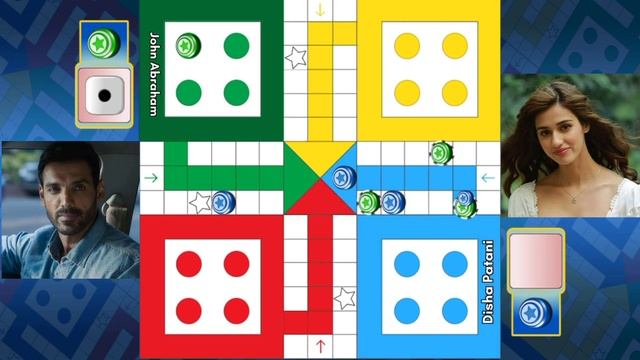 John Abraham Vs Disha Patani Play Ludo Match || Ludo King Gameplay смотреть онлайн