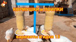 Кормушки и поилки для кур своими руками идеи и варианты (15)