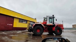 Запускаем КИРОВЕЦ К-744 и едем до заправки. Приёмка трактора КИРОВЕЦ К-744 после капиталки.