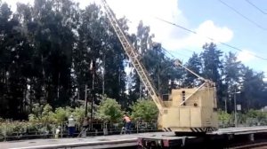 Железнодорожный кран