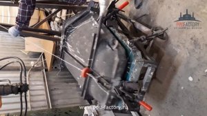 Мебельный ППУ — производство цельнолитого кресла из эластичного пенополиуретана