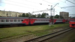 Поездка в электропоезде ЭР2К-930