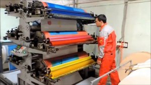 РОЛЕВАЯ ФЛЕКСОМАШИНА РПФМ-6. Flexo printing machine.