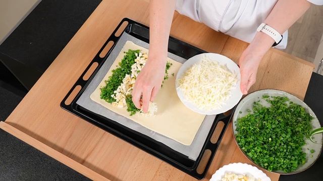 Do you have puff pastry? The best appetizer recipe in 7 minutes!