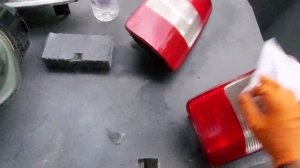 БЫСТРО КРАСИМ ЛАКОМ ФАРЫ и ФОНАРИ
