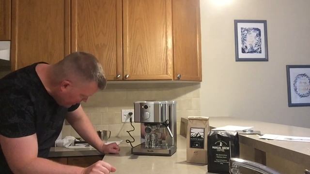 First Latte with new Breville Cafe Roma смотреть онлайн