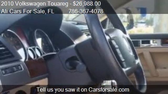 2010 Volkswagen Touareg V6 TDI 4dr SUV for sale in WESTON, F смотреть онлайн