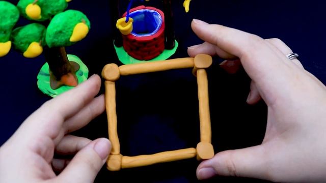 DIY How To Make Polymer Clay Miniature Village House, Water Wells, Kitchen Set, Doll, Tree, Kite