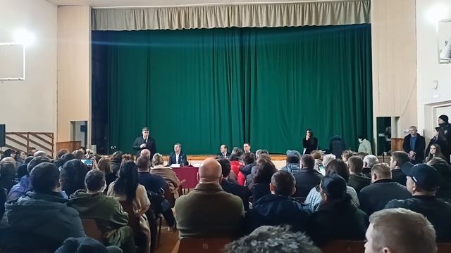 Даховская, обсуждение нового генплана. Глава РА Кумпилов М.К.