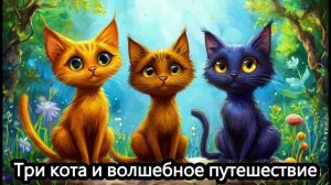 Три кота и волшебное путешествие / Сказка Три кота / Сказка для детей / Мультики для детей