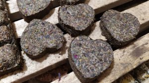 4 Прессовка кипрея гранулированного и душица обыкновенной Орегано в "шоколадку" 16 долек и сердечки