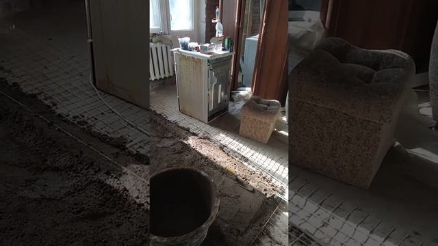 стяжка пола облегченная, толщина от4 см до 15 см. смотреть онлайн