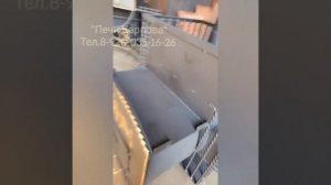 Печь банная "Волга-4" с теплообменником для системы отопления.  Печь из 530-й трубы