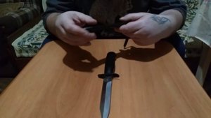 Черный нож НР 40 от Златоустовской оружейной фабрики обзор(мой первый обзор)