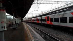 Москва 2279 станция МЦК Стрешнево весна утро