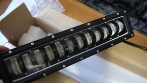 светодиодная балка 96W, ближний-дальний свет (часть-1)