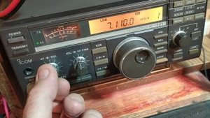 Icom-721. Эфир жив.часть 1.