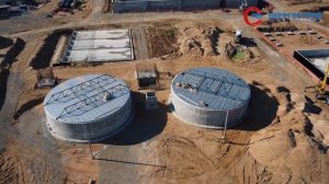 Реконструкция очистных сооружений канализационных сточных вод в г.Кинешма. Подрядчик ЭНЕРГОСТРОЙ